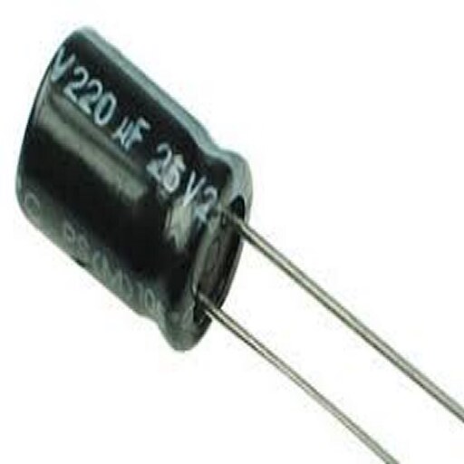 خازن الکترولیتی 220UF 25V