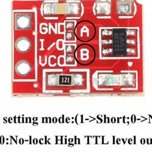 ماژول سنسور تاچ TTP223 تکی