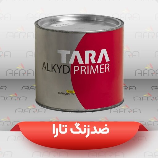 رنگ ضد زنگ آلکیدی طوسی و اخرایی 4 کیلویی گالن تارا TARA 