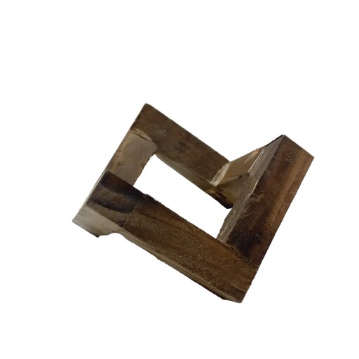 پایه چوبی سایز 5.5 سانت مدل لوزی یا هفتی هشتی استند چوبی