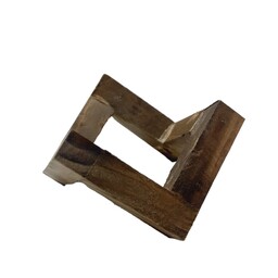 پایه چوبی سایز 7.5 ، پک 10 عددی، مدل لوزی یا هفتی هشتی چوب روس، استند چوبی
