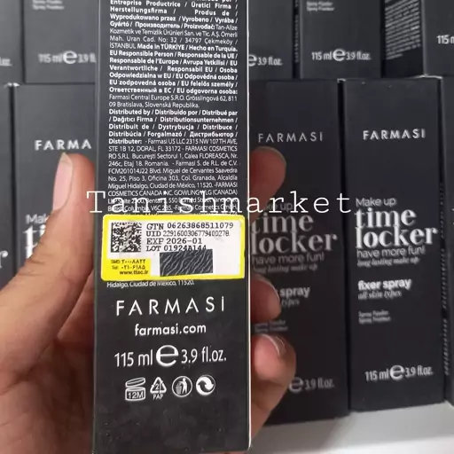 اسپری فیکساتور فارماسی Time Locker ساخت ترکیه 115 میل 