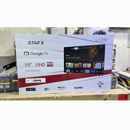 تلویزیون 55 مدیا استار اندروید 13 جدید ارسال به سراسر کشور پس کرایه و به عهده مشتری 