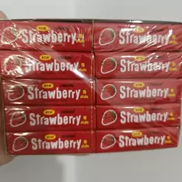 آدامس اوریون اصلی با طعم توت فرنگی cheving gum strawbery