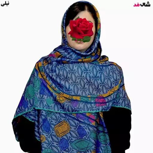 روسری دور دست دوز قواره بزرگ نخ ژاکارد ایستادگی عالی و فوق العاده خنک با ارسال رایگان