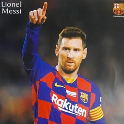 مجموعه پوستر های لیونل مسی و بارسلونا سایز 20 در30