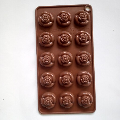 قالب پاستیل،شکلات،ژله و انواع دسر  در ابعاد 20در10سانت،،طرح  گل رز 