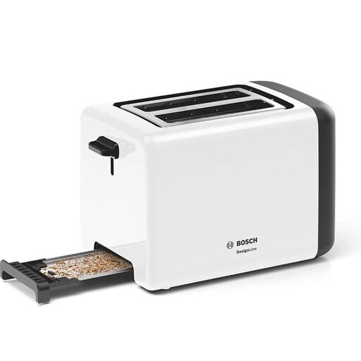 توستر نان بوش 2 تکه TAT3P421 ا Bosch TAT3P421 toaster 2 slice 970 watts