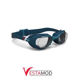 عینک شنا نابایجی لنز شفاف طرح اسپرت رنگ یشمی  مدل  XBASE