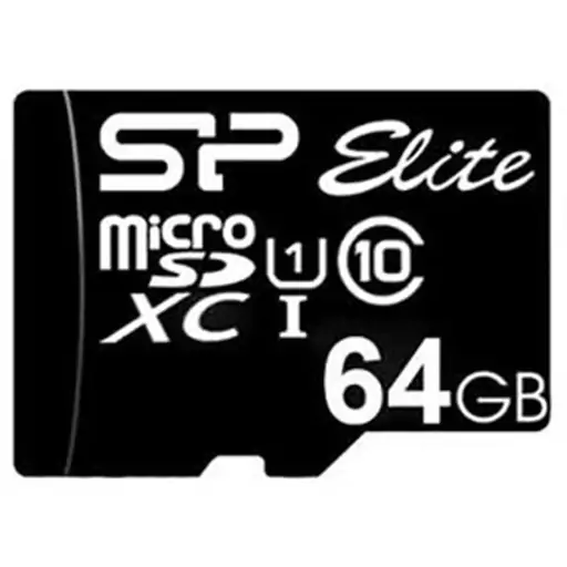  کارت حافظه سیلیکون پاور microSDHC Elite U1 ظرفیت 64گیگابایت 