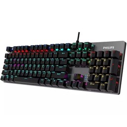 کیبورد مخصوص بازی فیلیپس مدل SPK8404 ا Philips SPK8404 Gaming Keyboard