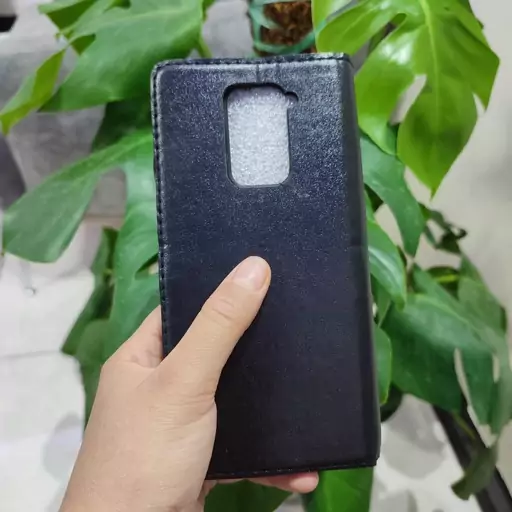 کیف چرمی گوشی کاور گوشی قاب گوشی note 9  رنگ مشکی  