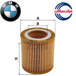 فیلتر روغن BMW HU 816X مارک سرکان کد 7188 مخصوص  خودرو BMW  نام و مدل خودرو ها در قسمت توضیحات