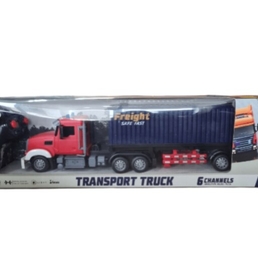 اسباب بازی ماشین کنترلی تریلی کانتینردار بزرگ Remote Control TRANSPORT TRUCK