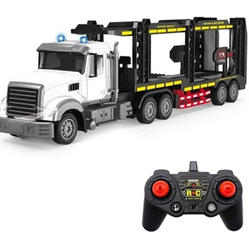  ماشین کنترلی تریلی خودرو بر بزرگ Remote Control TRANSPORT TRUCK 