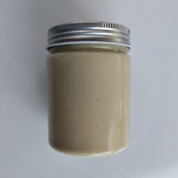 کره بادام درختی سفید شده 400 گرمی خالص بدون افزودنی