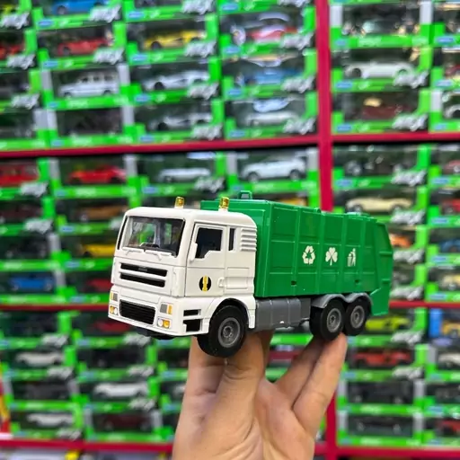 ماکت فلزی ماشین حمل زباله برند  HY-TRUCK