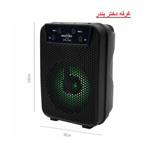 اسپیکر بلوتوثی گریت نایس مدل GTS-1345 قابل حمل