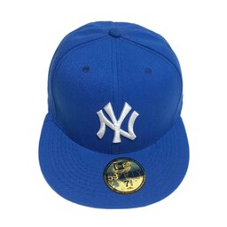 کلاه کپ پشت بسته آبی سفید نیویورک NY