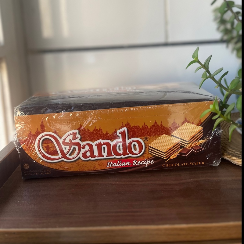 ساندو ویفر شکلاتی ایتالیایی 32 گرم اصل sando wafer