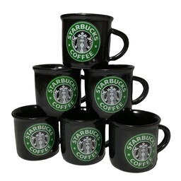 فنجان قهوه خوری 6 عددی طرح استارباکس StarBucks