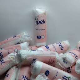 پد آرایش پاک کن ایپک اصلی بسته 70 عددی محصول کشور ترکیه IPEK