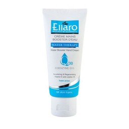 کرم دست آبرسان و تقویت کننده حاوی کوآنزیم Q10 الارو Ellaro water booster hand cream With Q10
