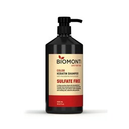 شامپو بدون سولفات ضد ریزش بیومونتی مناسب موهای رنگ شده 1000 میل مدل  Biomonti  color