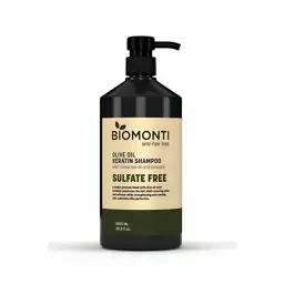 شامپو بدون سولفات ضد ریزش بیومونتی حاوی روغن زیتون 1000 میل مدل  Biomonti  olive oil