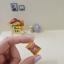 پفک نمکی چیتوز طلایی مینیاتوری بسته 1 عددی مناسب برای ماکت سازی، خانه عروسکی و باربی