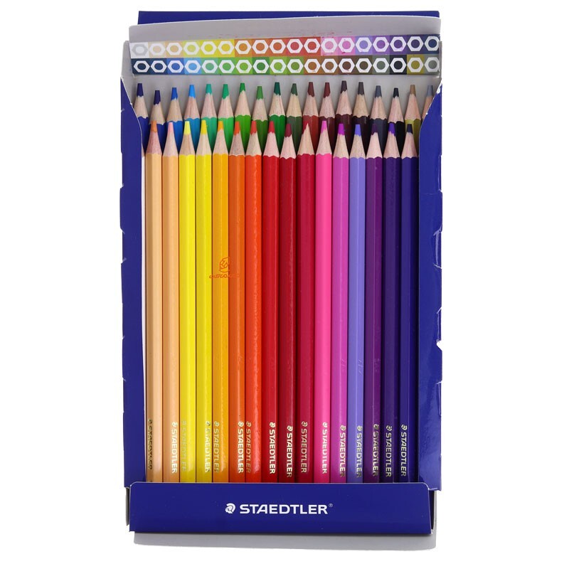 مداد رنگی 36 رنگ جعبه مقوایی سافت استدلر 