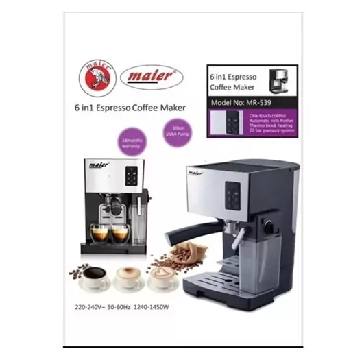 اسپرسو ساز مایر مدل Maier MR-539 ا Espresso Coffee Maker MR-539