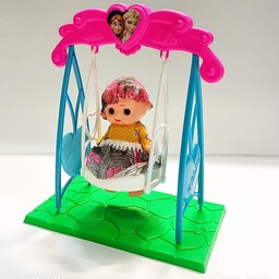 عروسک تاب سوار پلاستیکی