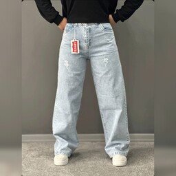 شلوار جین زنانه بگ یخی شلوار جین بگ سایز 38 تا 46