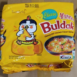 نودل سوپ خارجی کره ای پولداک با طعم مرغ تند 140 گرمی  