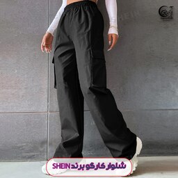 شلوار کارگو زنانه برند SHEIN رنگ مشکی سایز XL