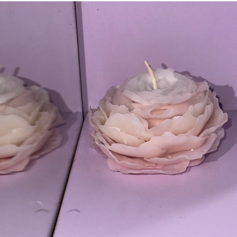 شمع گل دستساز