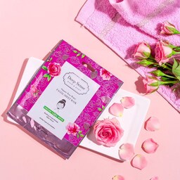 ماسک صورت ورقه ای دیپ سنس  مناسب پوست های حساس با رایحه گلاب  Deep Sense Organic Rose Water Facial Sheet Mask