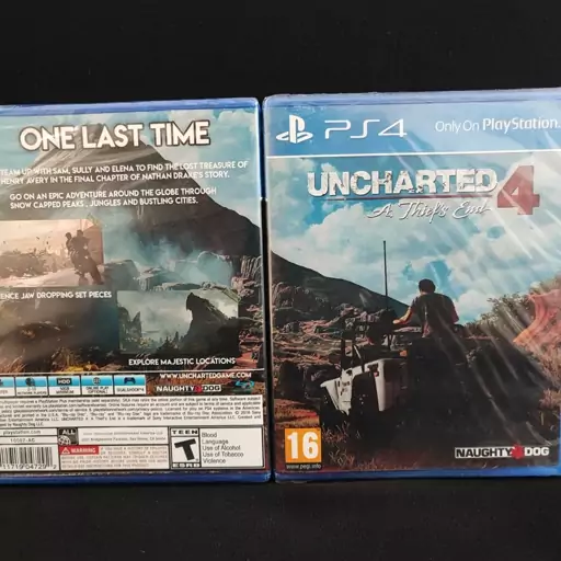 Uncharted 4 ps4 new cover آکبند 