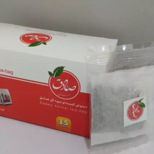 چای کیسه ای میوه و گل صادق 100درصد طبیعی (حاوی15عدد چای)