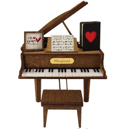 جعبه موزیکال مدل گرند پیانو هندلی ملودی دیروز Yesterday