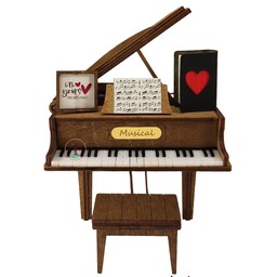 جعبه موزیکال مدل گرند پیانو هندلی ملودی برای الیزه For Elise