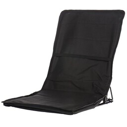 صندلی راحت نشین- صندلی مسافرتی بدون پایه با چهارچوب فلزی و تکیه گاه و نشیمنگاه برزنت- تکیه گاه مسافرتی (ارسال رایگان)