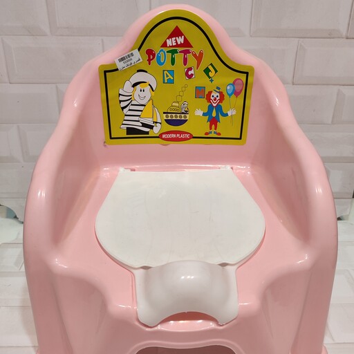 توالت فرنگی کودک قصری  مدرن پلاستیک لگن درب دار قابل اتصال برای تخلیه 