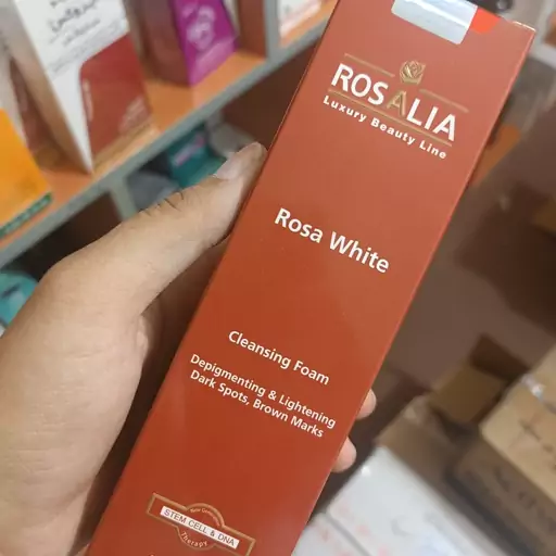 فوم شستشوی روشن کننده رزالیا مدل Rosa white 