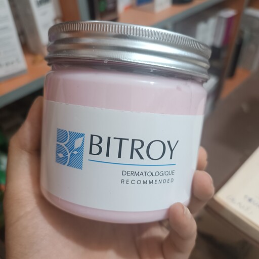 ماسک موی فاقد سولفات موی کراتینه و رنگ شده داخل حمام بیتروی 400 میل bitroy