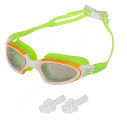 عینک و گوش گیر کیف دار شنا یاماکاوا ARY 1721M-N ( سفید - سبز )
