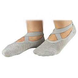 جوراب بدنسازی یوگا NIN016 ( طوسی )