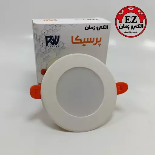 چراغ پنلی ال ای دی 7 وات با رنگ استاندارد پرسیکا مدل ps712