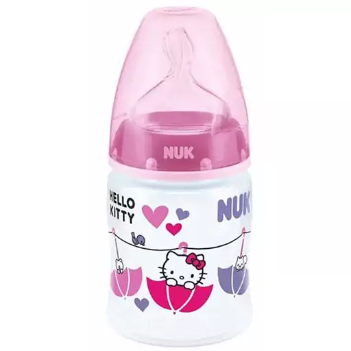 شیشه شیر ناک مدل NUK Hello Kitty PP